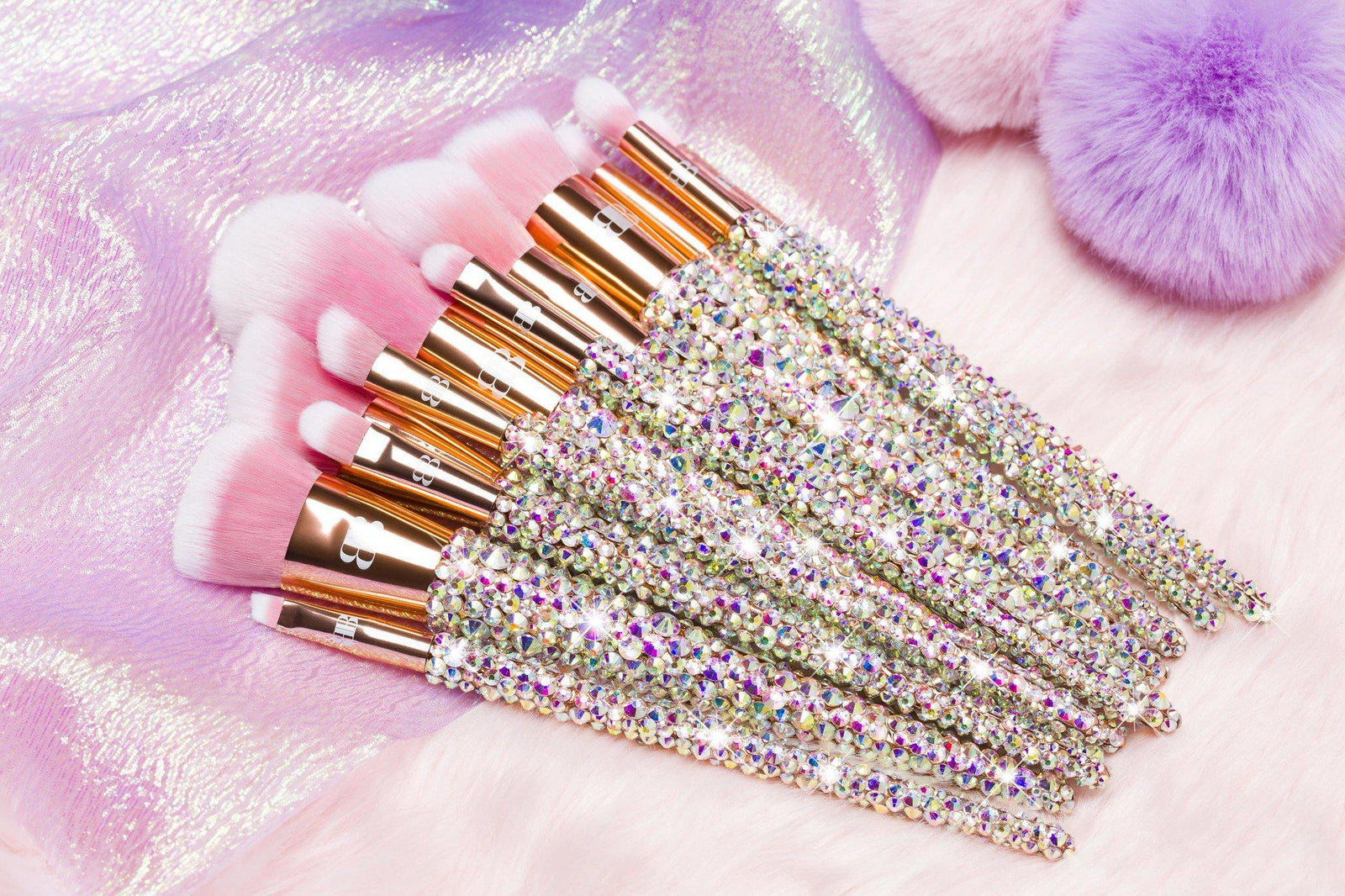 Official Blinged Brushes 12 Piece Bring On The BLING Rose Gold